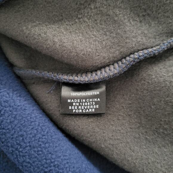 NFL Houston Texans Men’s M 1/4 Zip Pullover Blue Football Waffle Knit NEW - Picture 12 of 16